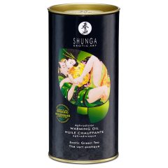 Shunga - warming massage oil - green tea (100ml)