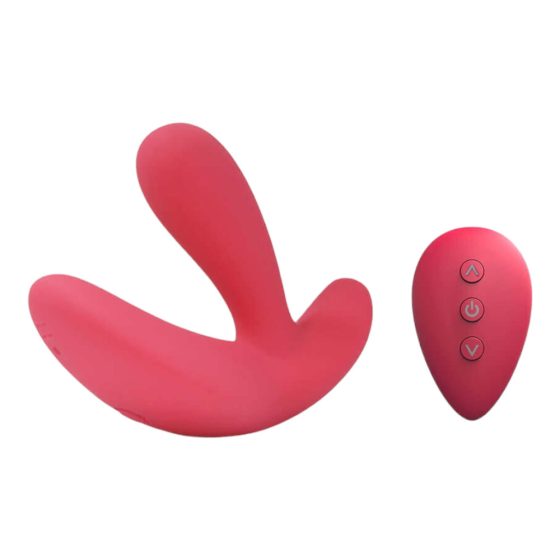 Cotoxo Saddle - Rechargeable, remote-controlled prostate vibrator (red)