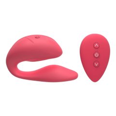   Cotoxo Cupid 2 - rechargeable, remote-controlled vibrator (red)