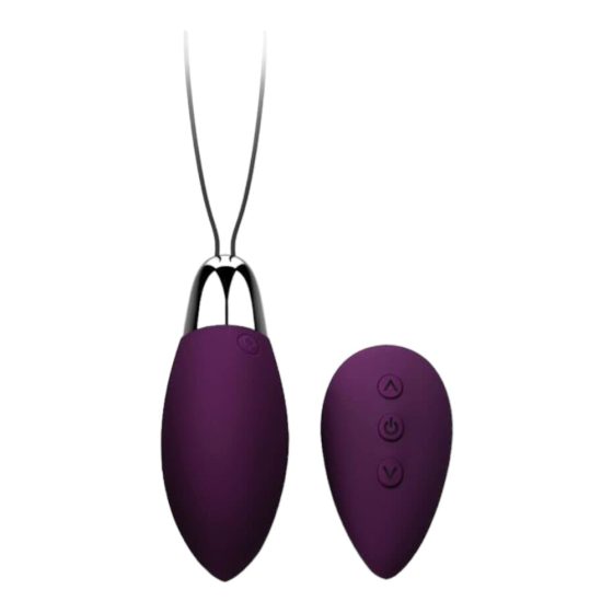 Cotoxo Fire 2 - rechargeable remote controlled vibrating egg (dark purple)