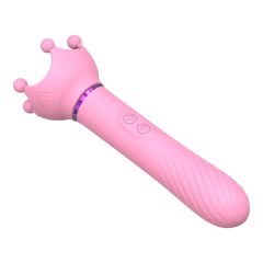 Sunfo - Rechargeable, rotating and G-spot vibrator (pink)