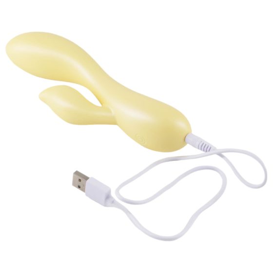 LP Jessica - smart, waterproof vibrator with horn (metallic yellow)