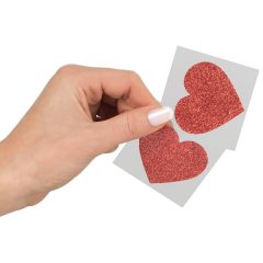 Sparkling bud sticker - heart