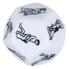 12 sided sex cube - white