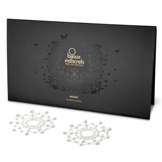 Sparkling diamonds bud sticker (mother of pearl)