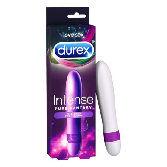 Durex Intense Pure Fantasy - rod vibrator (white) -