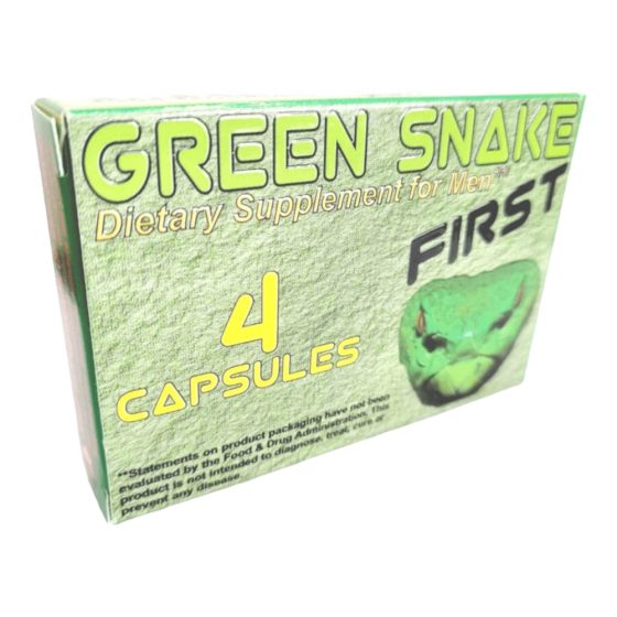 Green Snake First - dietary supplement capsules for men (4pcs)