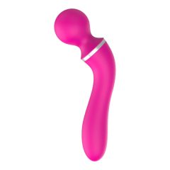   Lonely - 2in1 rechargeable, interchangeable head massager and G-spot vibrator (pink)