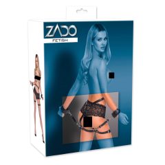 ZADO - Leather strap, variable tie set (black)
