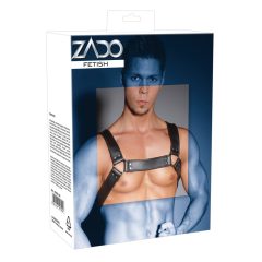 ZADO - leather breast harness (black)