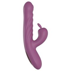   Funny Me Rabbit Bunny - Rechargeable, pushing vibrator with spike arms (purple)