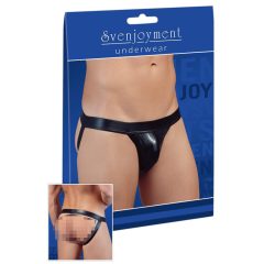 Shiny minimal underwear for men (black)