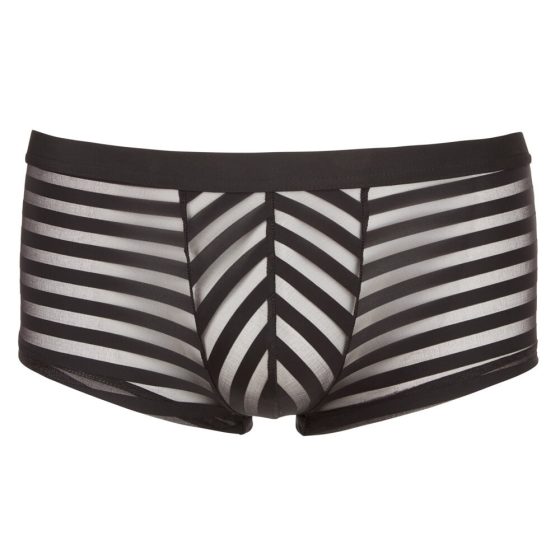 Striped boxer shorts (black) - XL