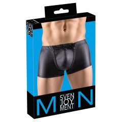 Svenjoyment - rhinestone zipped matte boxer (black)