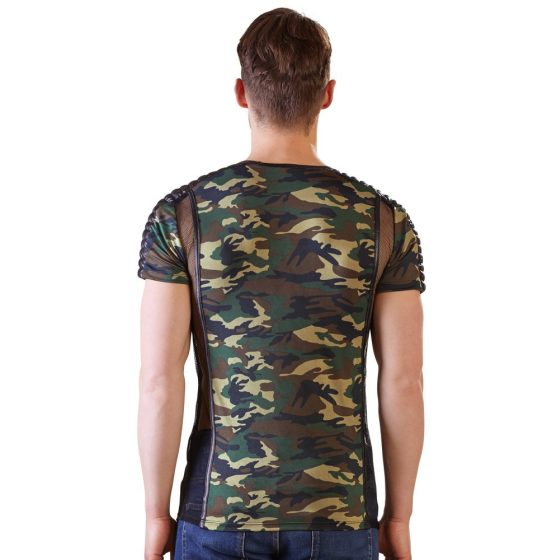 / NEK - men's T-shirt with camouflage pattern (green-brown)