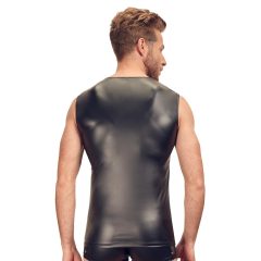   Svenjoyment - men's top with transparent zipper insert (black)