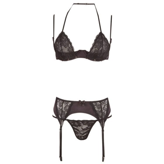 Cottelli - Variable underwear trio (black) - 85B/L