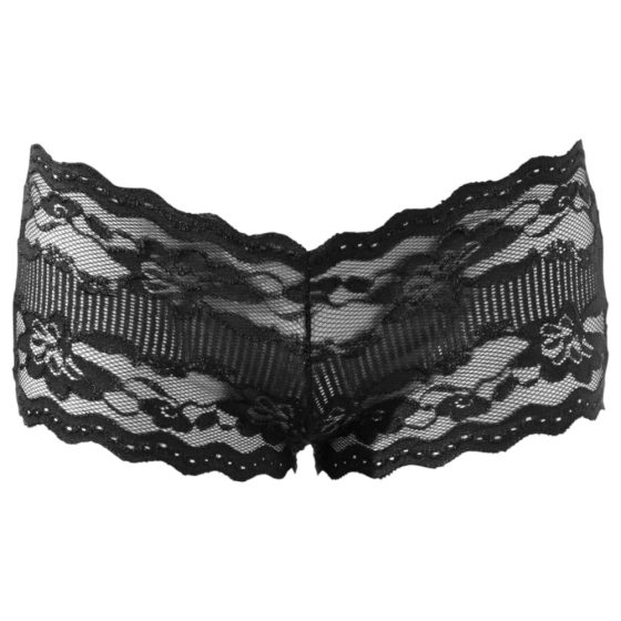 Cottelli - Chic lace French panties (black)