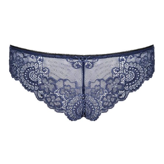 / Obsessive Auroria - women's bow embroidered underwear (blue) - L/XL