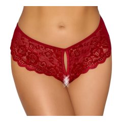 Cottelli - open lace panties (red)