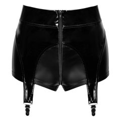 Noir - shiny bottom with suspenders (black)