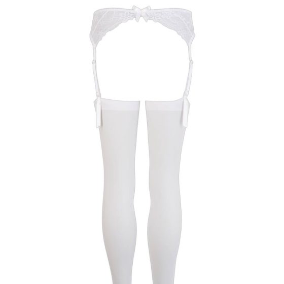 NO:XQSE - Lace garter set - white