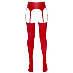 NO:XQSE - shiny garter set (red)