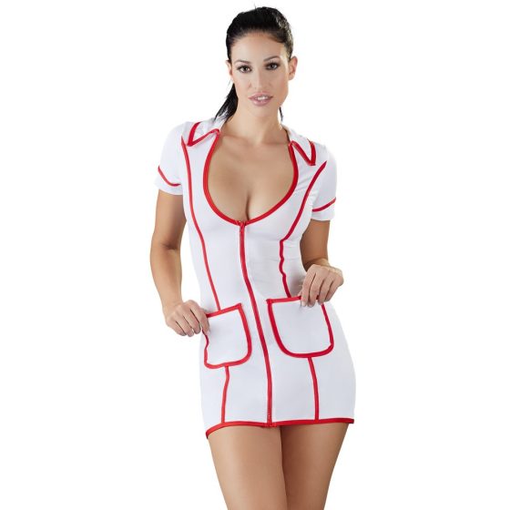 Cottelli Nurse - Nurse Costume Dress (white) - M