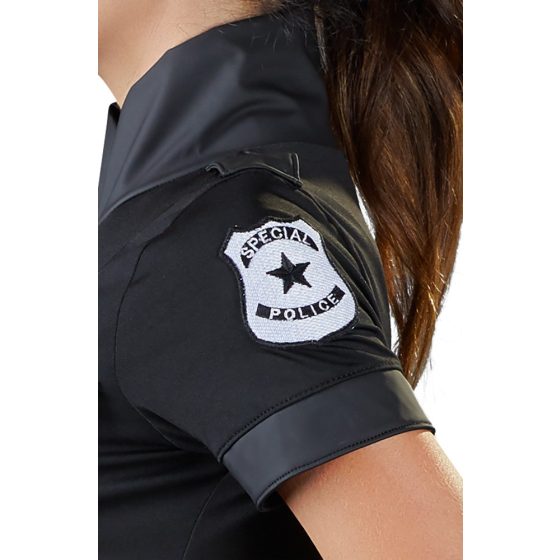 Cottelli Police - Policewoman costume dress (black) - M
