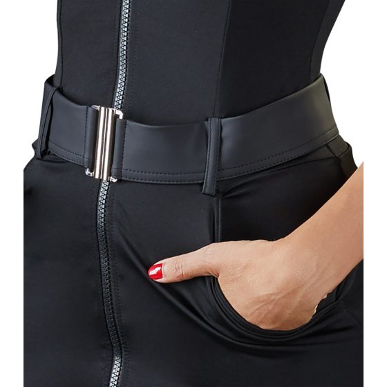 Cottelli Police - Policewoman costume dress (black) - L