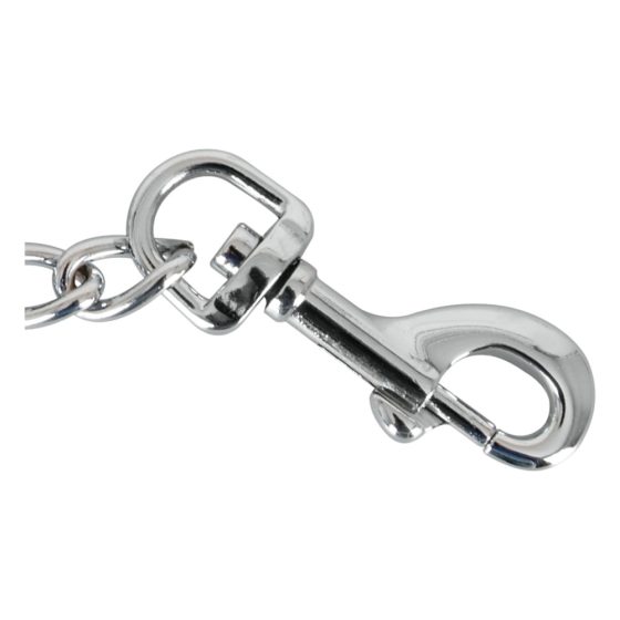 Double carabiner with chain (15cm)