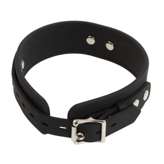 Bad Kitty - Silicone collar with leash (black)