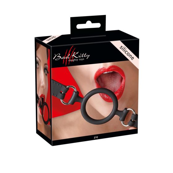 Bad Kitty - silicone mouth ring (black)