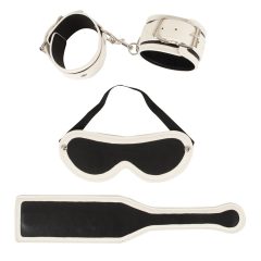 Bad Kitty - knitting set (3 pieces) - black and white