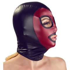 Bad Kitty - hearty, shiny mask - black-red (S-L)