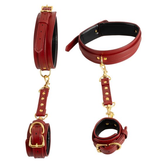 Bad Kitty - Hands to thighs clamp set (red)