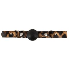 Excellent Power - silicone mouth gags (leopard)