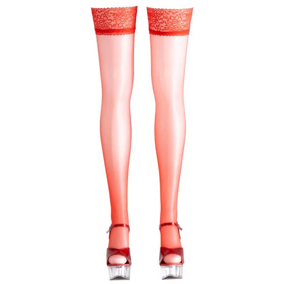 Cottelli - Satin thigh fix (red) - 5/XL