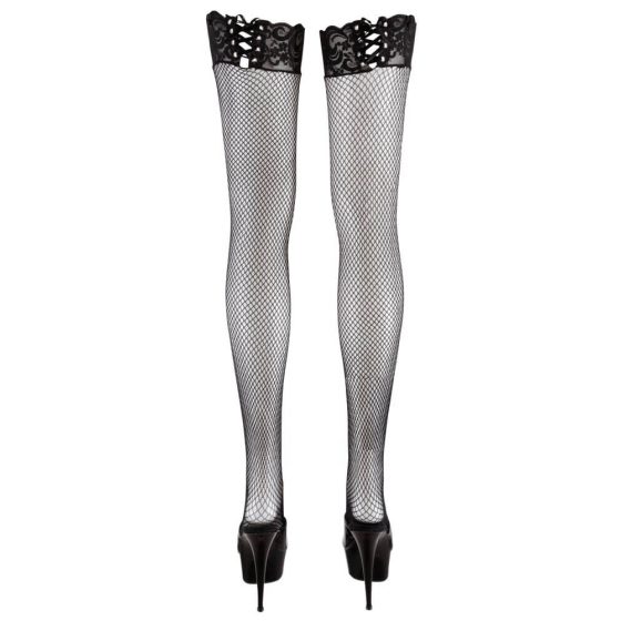 Cottelli - Necc tights - lace up with lace edging - M/L