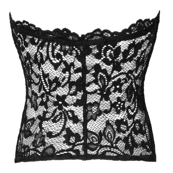 Noir - lace corsage (black)