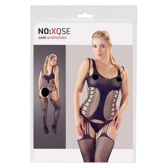 NO:XQSE - Combination underwear set with thong - black (S-L)