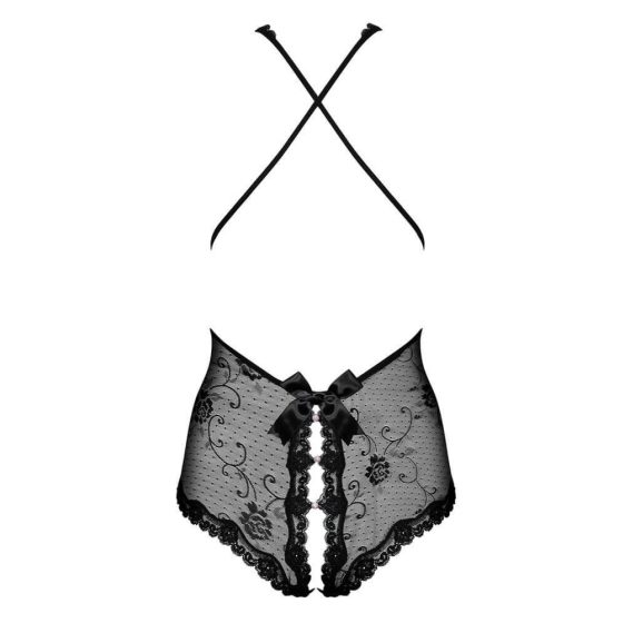Obsessive Fiorenta - beaded open lace body (black)