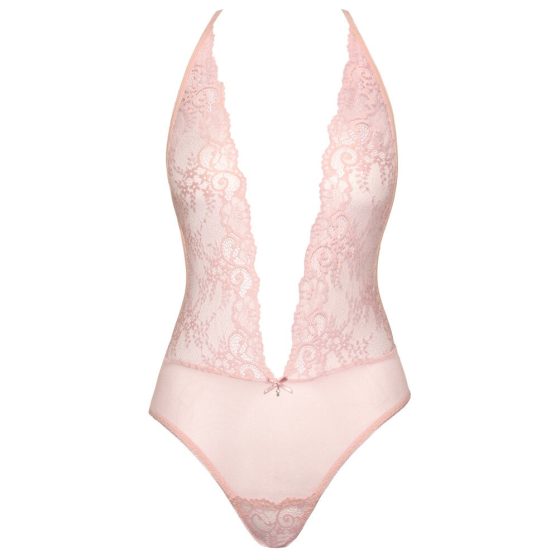Kissable - low-cut lace body (pink)