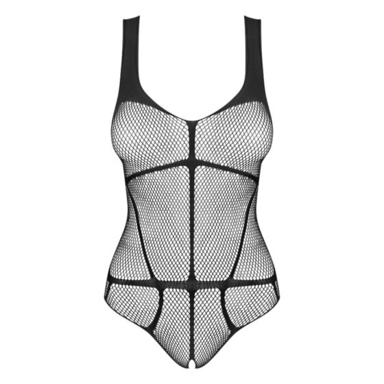 Obsessive B336 - sheer open mesh body (black) - S-L
