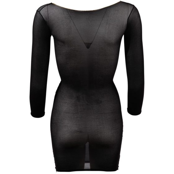 NO:XQSE - Long sleeve sheer tights - black (S-L)