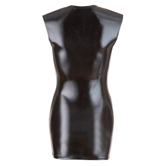 Cottelli - Sleeveless, shiny party dress (black) - XL
