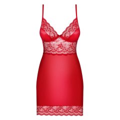 Obsessive Lovica - lace nightdress with thong (red)