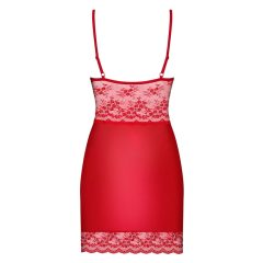 Obsessive Lovica - lace nightdress with thong (red)