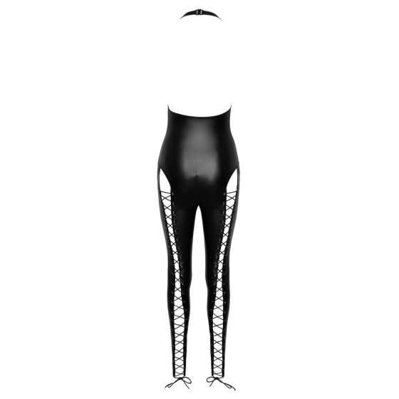 Cottelli Party - corset jumpsuit with halter neck (black)