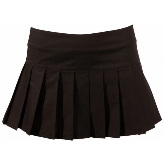 Cottelli - Pleated miniskirt (black) - XL